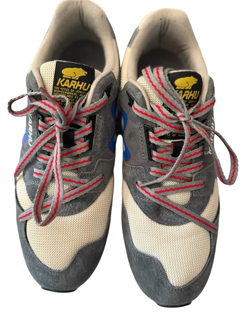 Karhu Synchron Air Cushion Sneakers Gray Blue Red | Men’s 11 / EU 45